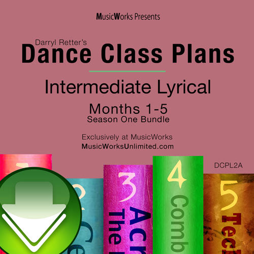 Dance Class Plans, Intermediate Lyrical Bundle 1