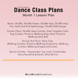 Dance Class Plans, Grd 2 Tap Month 1