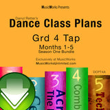 Dance Class Plans, Grd 4 Tap Bundle 1