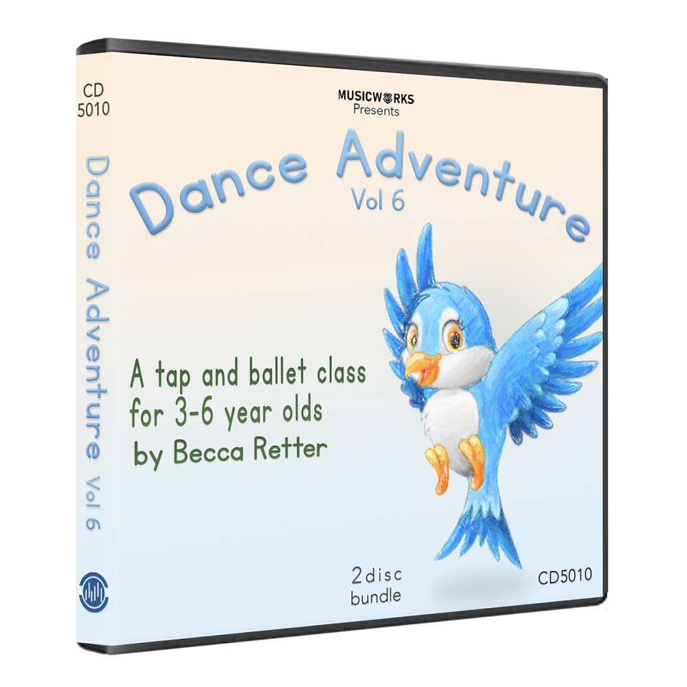 Dance Adventure Vol. 6 – Tap & Ballet Class for Ages 3–6 by Becca Rett