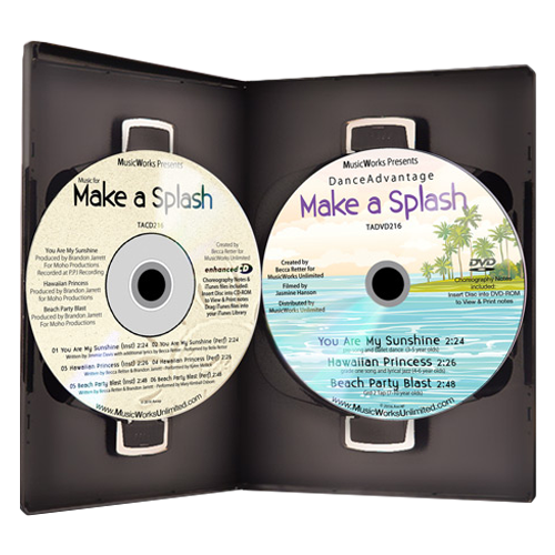 Dance Advantage - Make a Splash – DVD + Audio CD Bundle Dance Advantage - Make a Splash – DVD + Audio CD Bundle