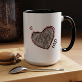 MusicWorks Heart Tap 15 oz. Mug