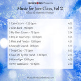 Music for Jazz Class, Vol 2
