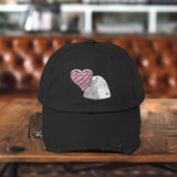 MusicWorks “LOVE + TAP”  Distressed Dad Cap