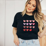 MusicWorks Hearts Dance Adult Unisex T-Shirt