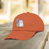 MusicWorks “LOVE + TAP”  Distressed Dad Cap