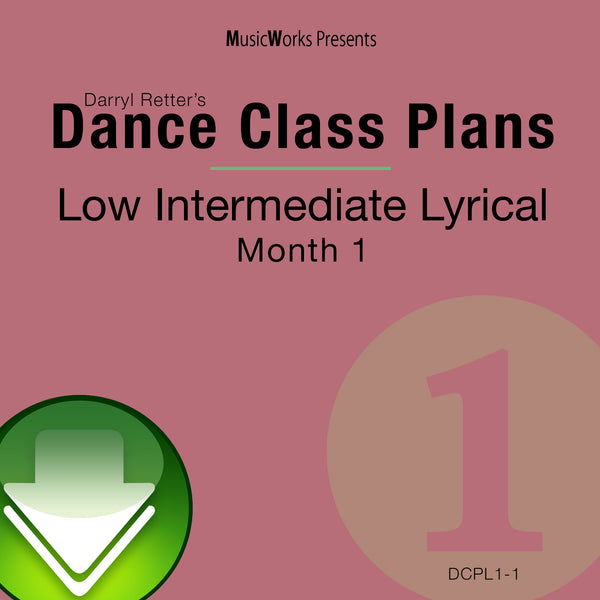 Dance Class Plans, Low Intermediate Lyrical Month 1