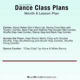 Dance Class Plans, Grd 4 Tap Month 6