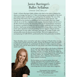 Back cover for Janice Barringer Grade One Ballet Technique DVD with syllabus description and photo