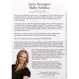 Back cover for Janice Barringer Transition Class Between Grades 3 and 4 Ballet Technique DVD with syllabus description and photo
