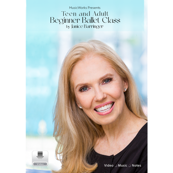 Janice Barringer Teen and Adult Beginner Ballet Class Front Cover 