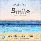 Smiling preteen girl performing beginner jazz dance routine – Make You Smile choreography for kids ages 10–12