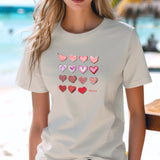 MusicWorks Hearts Dance Adult Unisex T-Shirt