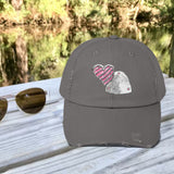 MusicWorks “LOVE + TAP”  Distressed Dad Cap