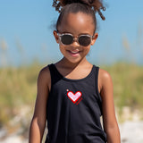 Single Heart Dance Kids Tank Top