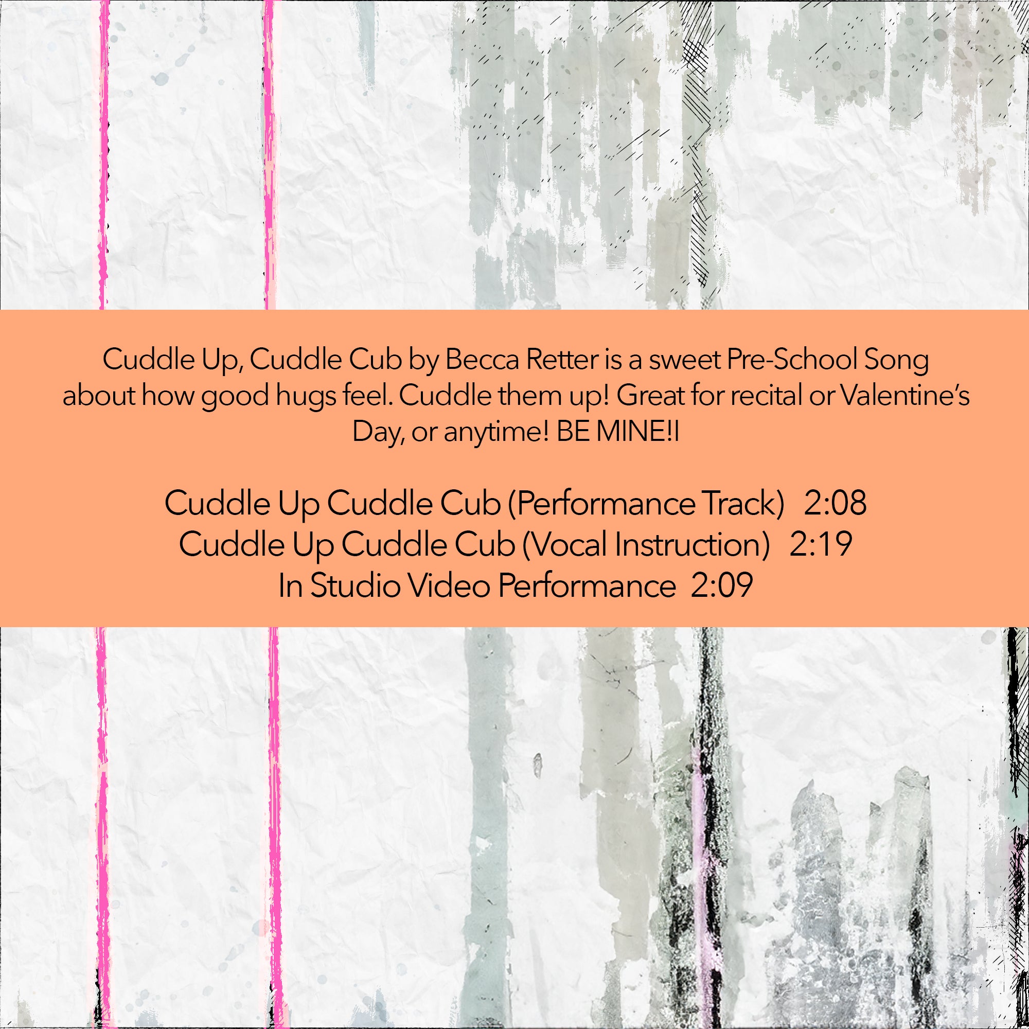 Cuddle Up Cuddle Cub – Digital Video + Audio Download