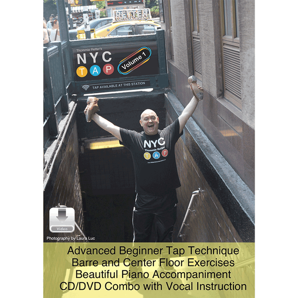 NYC Tap Volume 1 Beginner tap technique video with barre and center floor exercises