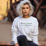 “Dance Lessons Are Life Lessons” quote Adult Unisex Pullover Sweatshirt - Australia / New Zealand