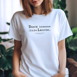 MusicWorks “Dance Lessons Are Life Lessons” quote by Linda Bernabei Retter Adult Unisex Short Sleeve T-Shirt