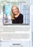 Back cover for Janice Barringer Adding Artistry and Musicality to Ballet Exercises digital video download with program description and instructor information