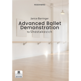 Janice Barringer Advanced Ballet Demonstration to Shostakovich digital video download cover art featuring a bright ballet studio with barre