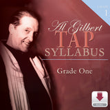 Digital product cover for the Al Gilbert Grade One Tap Technique audio download, featuring a download icon and clear labeling for digital access.