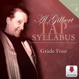 Digital product cover for the Al Gilbert Grade Four Tap Technique audio download, featuring a download icon and clear labeling for digital access.