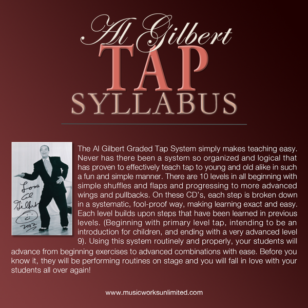 Al Gilbert Grade 9 Tap Technique – Digital Syllabus for Ages 15+