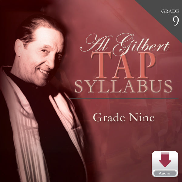 Digital product cover for the Al Gilbert Grade Nine Tap Technique audio download, featuring a download icon and clear labeling for digital access.