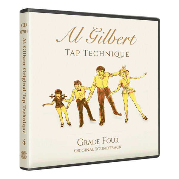 Al Gilbert Tap Technique Grade 4 Original Soundtrack double CD cover with illustrated tap dance family