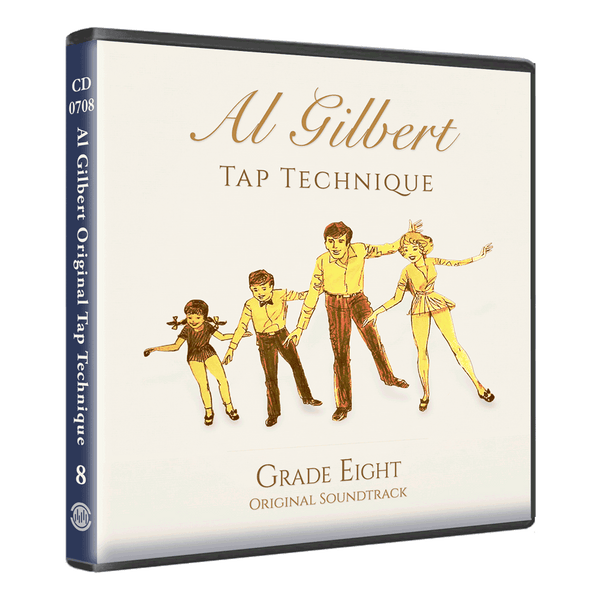 Al Gilbert Tap Technique Grade 8 Original Soundtrack double CD cover with illustrated tap dance family
