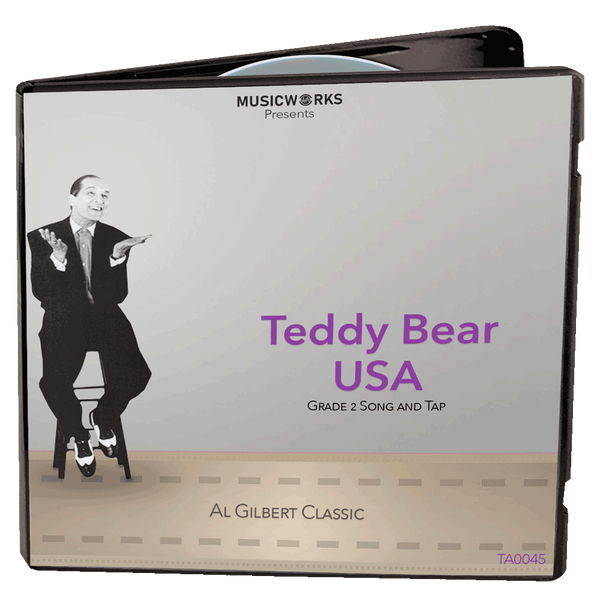 Teddy Bear USA Grade 2 song and tap by Al Gilbert audio CD product image