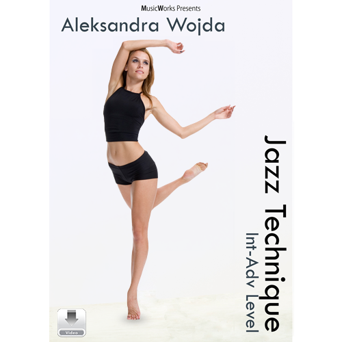 Aleksandra Wojda Intermediate-Advanced jazz technique digital product video front cover