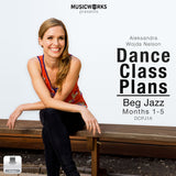 Aleksandra Wojda Dance Class Plans Beg Jazz Months 1-5 digital download video cover by MusicWorks