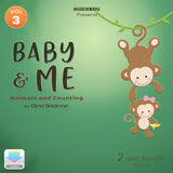 Baby & Me Vol. 3 cover art featuring two cartoon koalas, Creative Movement for Toddlers subtitle, and 2 disc bundle by Gina Badone.