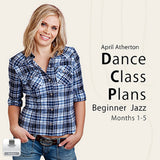 Dance Class Plans Beginner Jazz Bundle 1 by April Atherton for ages 8 to 10