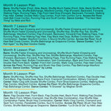 Back cover of MusicWorks Low Intermediate Tap (Grade 3) Dance Class Plans Months 6-10 by Darryl Retter, digital video download for dance teachers.