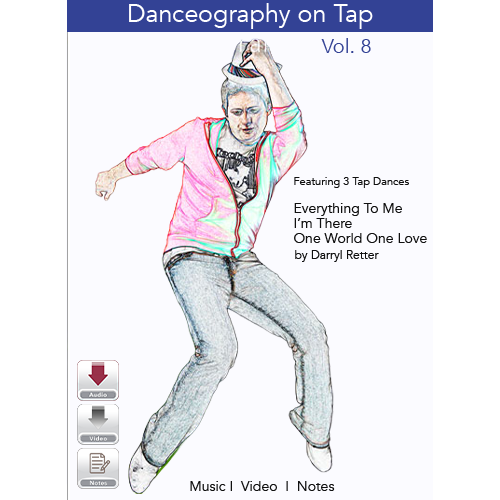 Danceography on Tap volume 8 tap choreography collection by Darryl Retter MusicWorks cover image