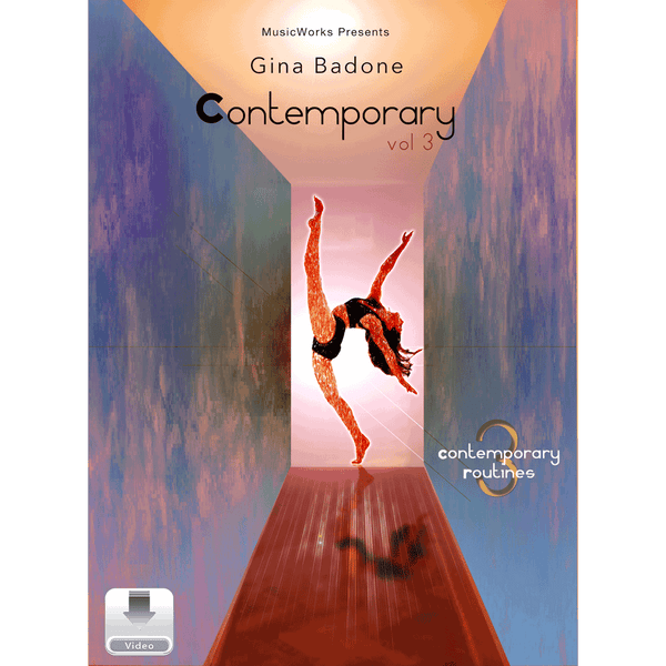 Contemporary Vol. 3 by Gina Badone – front cover featuring a contemporary dancer in an extended pose