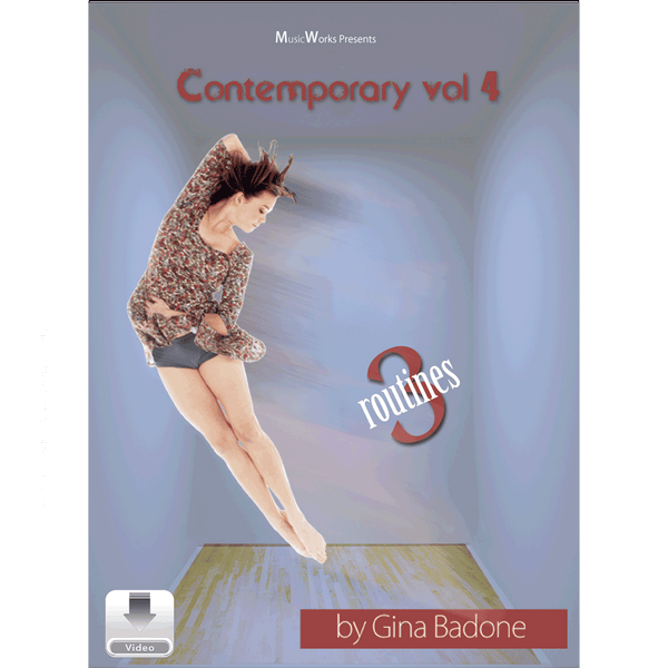 Contemporary Vol. 4 by Gina Badone – front cover featuring a contemporary dancer in a dynamic extended pose