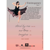 Contemporary Vol. 5 by Gina Badone – back cover with collection description and the dance titles Stand by Me, Our Time, and Imagine