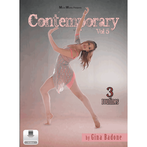 Contemporary Vol. 5 by Gina Badone – front cover featuring a contemporary dancer in a side-bending pose