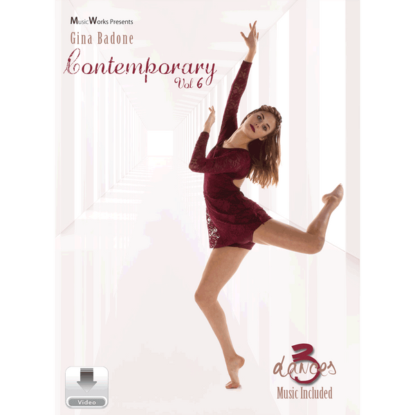 Contemporary Vol. 6 by Gina Badone – front cover featuring a contemporary dancer in a dynamic extended pose