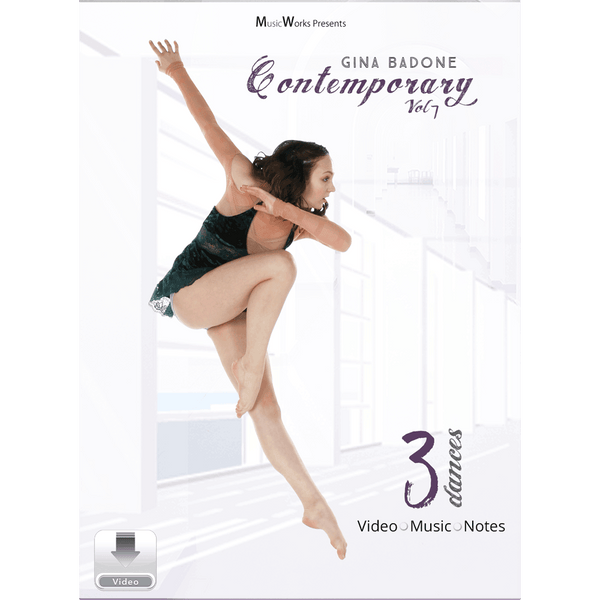 Contemporary Vol. 7 by Gina Badone – front cover featuring a contemporary dancer in a dynamic extended pose