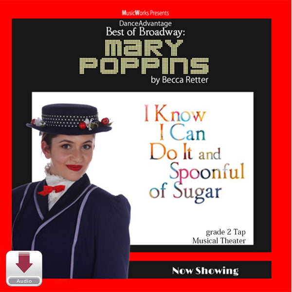 I Know I Can Do It and Spoonful of Sugar by Becca Retter – Grade 2 tap musical theater cover featuring a performer in a navy costume and black hat