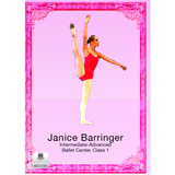 Janice Barringer Intermediate-Advanced Ballet Center Class I digital video featuring a ballet dancer demonstrating center technique 