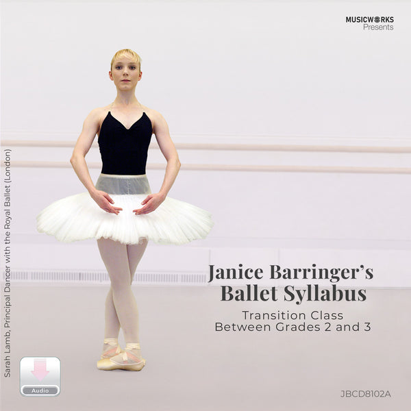 Front cover of Janice Barringer’s Transition Ballet Class 2-3-digital audio download