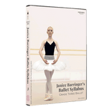 3D mockup of Janice Barringer’s Grade Three Ballet DVD with front cover and spine