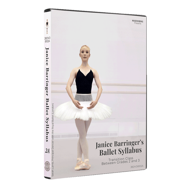 Front cover of Janice Barringer’s Transition Class Between Grades 2 and 3 Ballet Video download