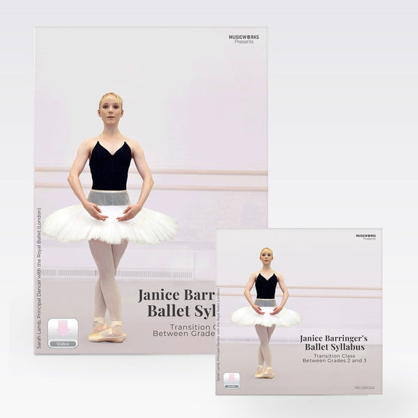 Janice Barringer Grade 2-3 Transitional Class Ballet Technique digital bundle cover